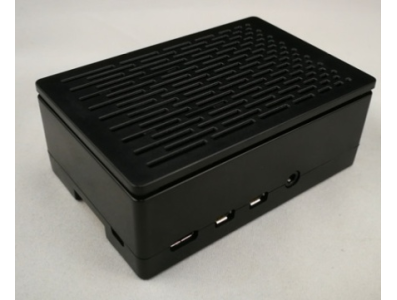 Gabinete ABS preto para Raspberry Pi 4B compat&iacute;vel com instala&ccedil;&atilde;o de ventoinhas 3010/3007 e tela touch 3,5 polegadas - Imagem 7