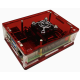Gabinete acr&iacute;lico vermelho para Raspberry Pi 4B compat&iacute;vel com ventiladores 3007/3010 - Thumb - 1