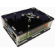 Gabinete em acr&iacute;lico marrom escuro para Raspberry Pi 4B, suporta ventoinhas 3007/3010 - Thumb - 1
