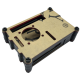 Gabinete acr&iacute;lico marrom escuro 9 camadas para Raspberry Pi 4B com suporte para ventoinhas 3007/3010 - Thumb - 1