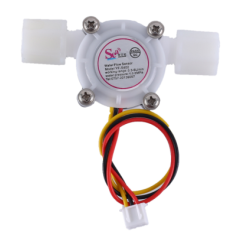 Sensor de Fluxo de &Aacute;gua ZJ-S402 (Sea) 0,3 a 6 L/min Di&acirc;metro externo 6,35 mm Branco para Arduino