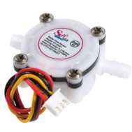Sensor de fluxo de &aacute;gua Sea ZJ-S401 para Arduino, flux&ocirc;metro 0,3&ndash;6 L/min, 2 mm, branco