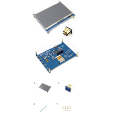 Display LCD 7 polegadas com entrada HDMI