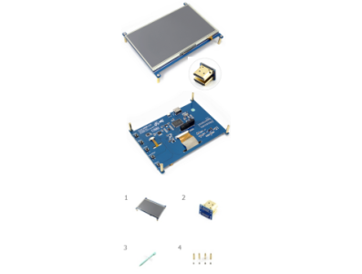Display LCD 7 polegadas com entrada HDMI - Imagem 1