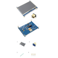 Display LCD 7 polegadas com entrada HDMI