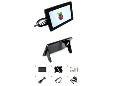 Waveshare Tela LCD IPS Capacitiva 10,1'' HDMI 1280&times;800 com carca&ccedil;a protetora para Raspberry Pi 3/4 - Imagem 7