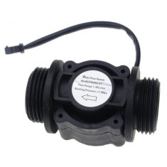Sensor de Fluxo de &Aacute;gua Sea FS400A G1 1-60 L/min 3,5-24 V Preto