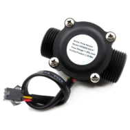 Sensor de Fluxo de &Aacute;gua FS300A G3/4 1-60 L/min 5-24V Preto