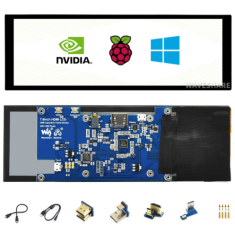 Display LCD 7,9'' com entrada HDMI