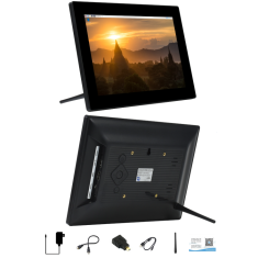 Display LCD 10,1'' HDMI (G) com capa, plug EU
