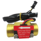 Sensor de fluxo de &aacute;gua ZJ-B1 G1/2 1 a 25 L/min 3,5 a 12 V lat&atilde;o para Arduino - Thumb - 1