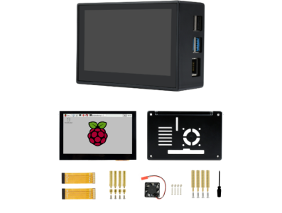 Display LCD 4,3 polegadas DSI com case - Imagem 1