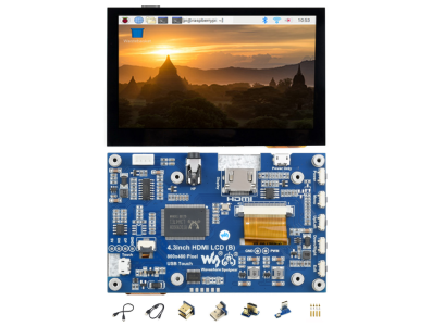 Display LCD HDMI 4,3'' (Modelo B) - Imagem 1