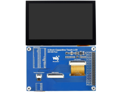 Display 4,3'' com touch capacitivo LCD/OLED - Imagem 1