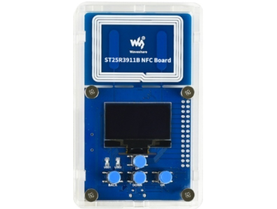 M&oacute;dulo NFC ST25R3911B SPI 13,56 MHz com controlador AT32F413RBT7 e m&uacute;ltiplos protocolos | Displays OLED - Imagem 1