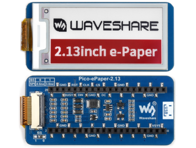 Display E-Paper/E-Ink Pico-ePaper-2.13-B - Imagem 1