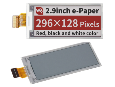 Display e-Paper 2,9 polegadas (B) - Imagem 1