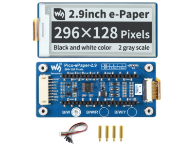Pico-ePaper 2,9 Display E-Paper / E-Ink - Imagem 1