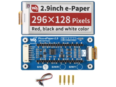 Pico ePaper 2.9 B, Display E-Paper/E-Ink - Imagem 1
