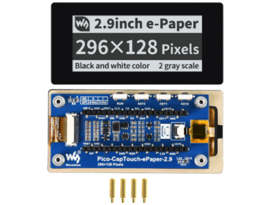 Display E-Paper Pico CapTouch 2,9" - Imagem 1