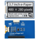 Display e-Paper HAT 3,7 polegadas - Thumb - 1