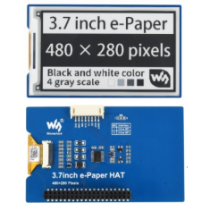 Display e-Paper HAT 3,7 polegadas