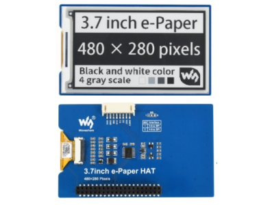 Display e-Paper HAT 3,7 polegadas - Imagem 1