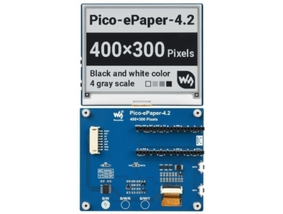 Display E-Paper 4.2 para Pico - Imagem 1