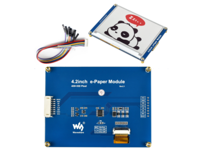 M&oacute;dulo e-Paper 4,2 polegadas (B), Display E-Ink - Imagem 1