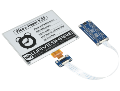 Display E-Paper/E-Ink Pico-ePaper-5.83 - Imagem 1