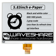 Display e-Paper 5,83 polegadas (E-Ink)