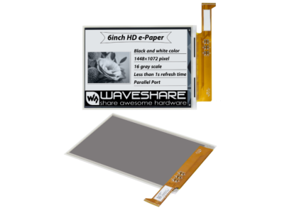 Display E-Paper (E-Ink) 6 polegadas HD - Imagem 1