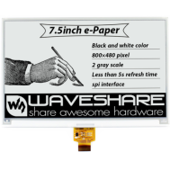 Display e-Paper 7,5 polegadas (E-Ink)