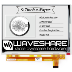 Display e-Paper 9,7 polegadas