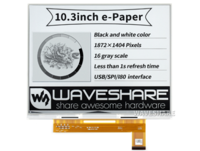 Display e-Paper 10,3 polegadas (E-Ink) - Imagem 1