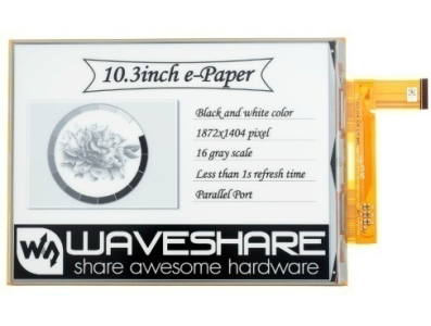 Display e-Paper / E-Ink 10,3 polegadas (D) - Imagem 1