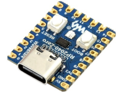 Placa de desenvolvimento Waveshare RP2040-Zero Mini - Imagem 1