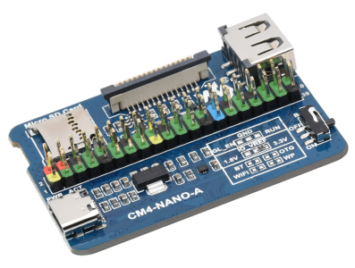 Waveshare CM4-NANO-A Placa para Compute Module 4 (Displays OLED) - Imagem 1
