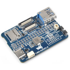 Placa Waveshare CM5-NANO-A para Compute Module 5, compat&iacute;vel com displays OLED