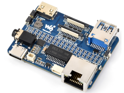 Placa Waveshare CM5-NANO-B para Compute Module 5 com display OLED - Imagem 1