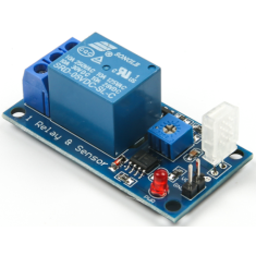 M&oacute;dulo rel&eacute; 5V com chave sens&iacute;vel &agrave; umidade