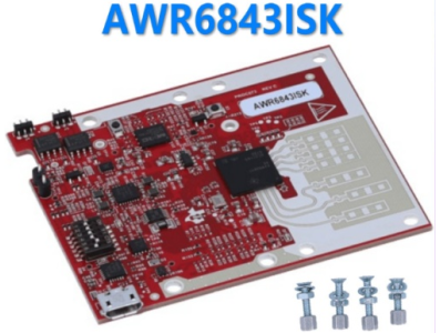 M&oacute;dulo plug-in AWR6843ISK 60&ndash;64 GHz com antena (Texas Instruments LaunchPad) - Imagem 1