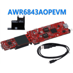 AWR6843AOPEVM M&oacute;dulo sensor de radar 60 GHz e 64 GHz, Texas Instruments LaunchPad