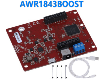 M&oacute;dulo de Avalia&ccedil;&atilde;o de Sensor Radar Milim&eacute;trico AWR1843 76 GHz a 81 GHz - Imagem 1