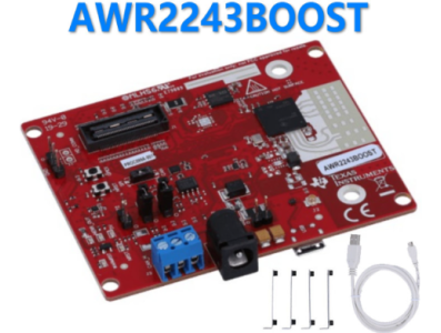 M&oacute;dulo de avalia&ccedil;&atilde;o MMIC AWR2243BOOST 76 GHz a 81 GHz Texas Instruments - Imagem 1