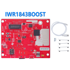 M&oacute;dulo de avalia&ccedil;&atilde;o radar de onda milim&eacute;trica industrial IWR1843BOOST 76 GHz e 81 GHz Texas Instruments LaunchPad