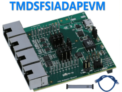 TMDSFSIADAPEVM M&oacute;dulo de avalia&ccedil;&atilde;o placa adaptadora Fast Serial Interface para C2000 - Imagem 1