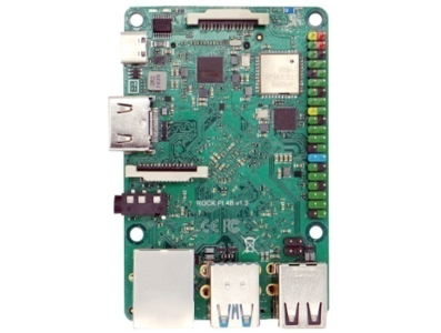 Placa Rock Pi 4B 1GB - Imagem 1