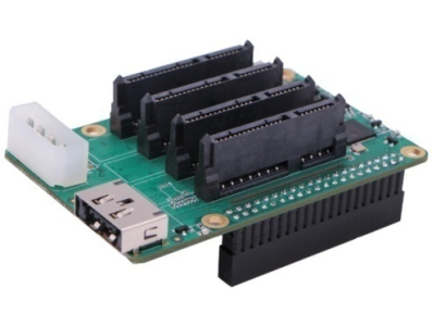 Placa de expans&atilde;o PENTA SATA HAT para Rock Pi - Imagem 1
