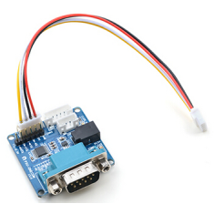 Placa adaptadora de porta serial para NanoPi2 com suporte a alimenta&ccedil;&atilde;o externa compat&iacute;vel com 2440/6410/210